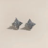 Diamond stud earrings for women, light luxury, simple and versatile, fashionable earrings, single piece Application Scenario